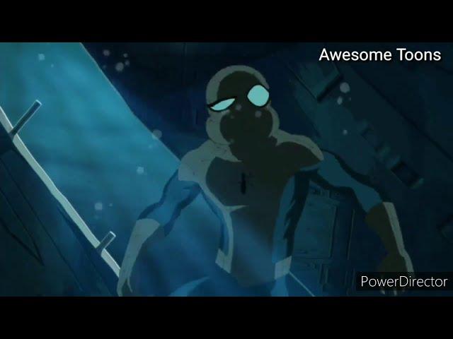 ultimate spider man underwater scene