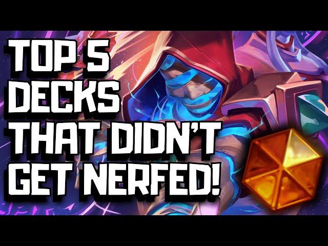 Top 5 Hearthstone Decks that Did NOT Get Nerfed!