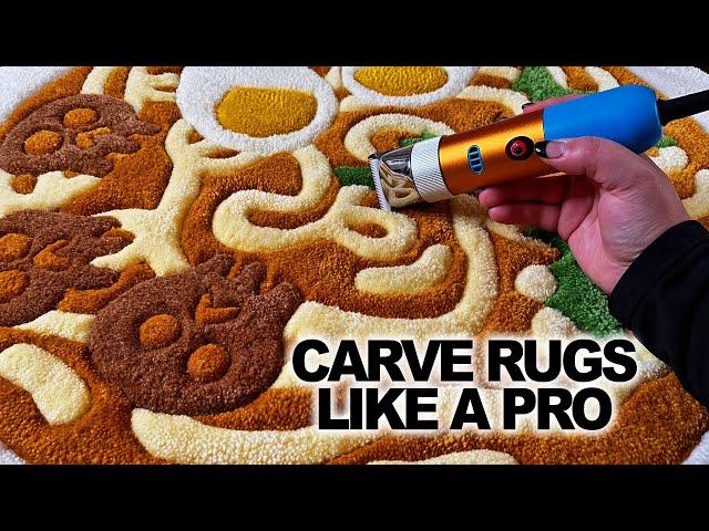 HOW TO CARVE 3D RUGS! The Ultimate Guide to Sculpting w/ Tips, Tricks & Techniques 