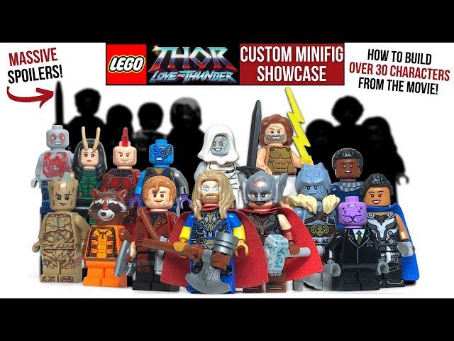 LEGO THOR: LOVE AND THUNDER Custom Minifigure Showcase