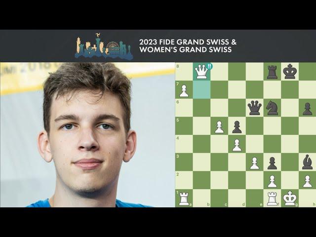 Duda Played 5 Brilliant Moves in 1 Game | FIDE Grand Swiss 2023