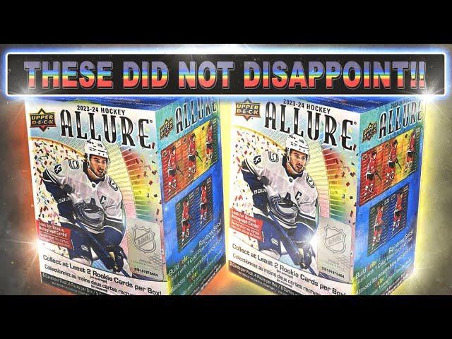 THESE DID NOT DISAPPOINT!! - 23/24 Upper Deck Allure Blaster Box - Hockey Card Break