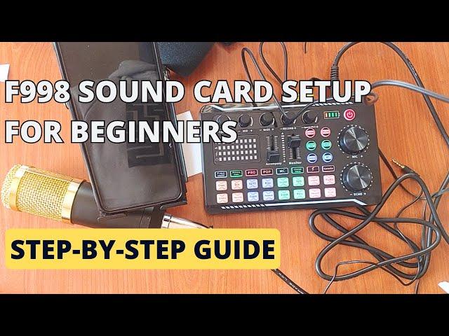 F998 Sound Card Setup for Beginners: Step-by-Step Guide