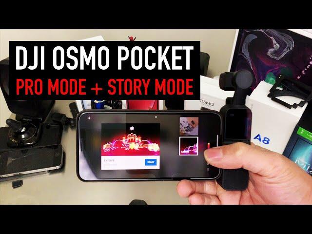 DJI  Osmo Pocket Pro Mode and Story Mode Review