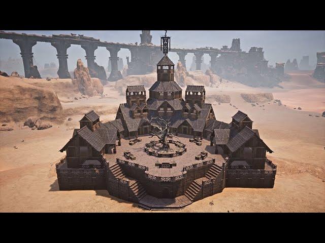 How To Build A Base With Maproom [ timelapse ] - Conan Exiles Age of War