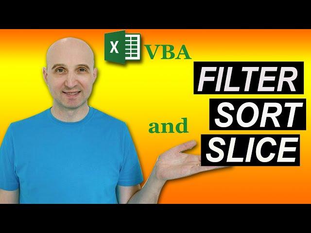 VBA Array with Filter, Sort and Slice (2021)