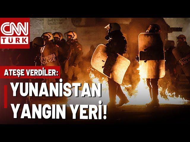 Yunanistan KARIŞTI! Hükümet Düşmedi, Halk Sokakları Ateşe Verdi...