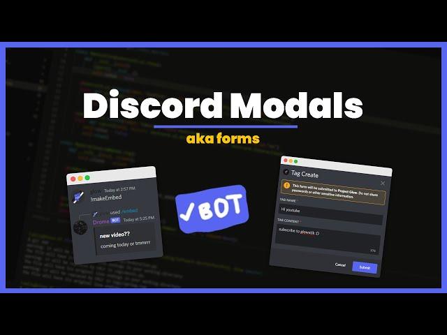 [NEW] How to use Modals in a Discord Bot | Nextcord