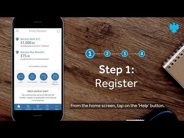 The Barclays app | How to register on a new device