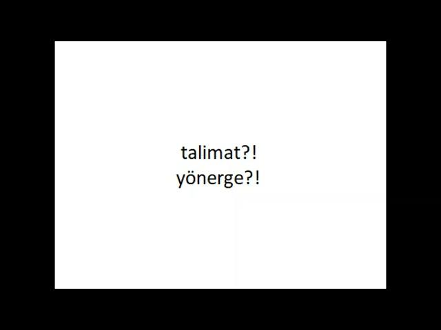 talimat yönerge #talimat #yönerge #türkçe