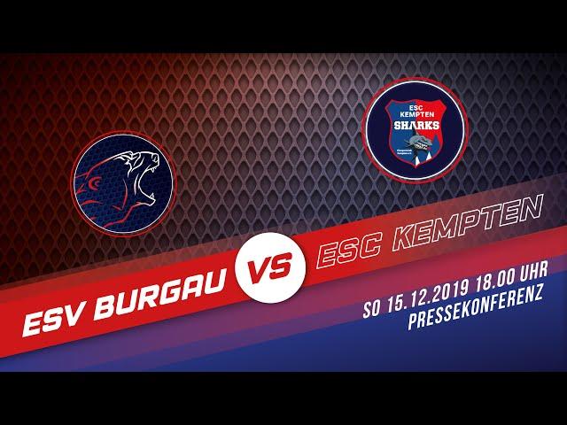 Pressekonferenz: ESV Burgau vs. ESC Kempten