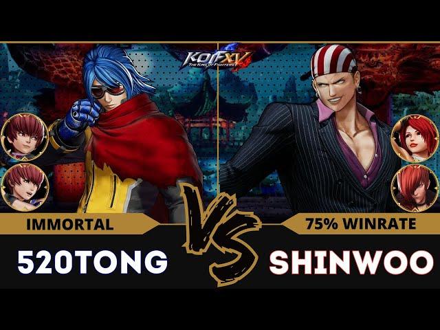 KOF XV⭐520TONG (O.Chris/Krohnen/Chris) vs SHINWOO (Vanessa/Iori/Billy)⭐Ranked Match - 03/25