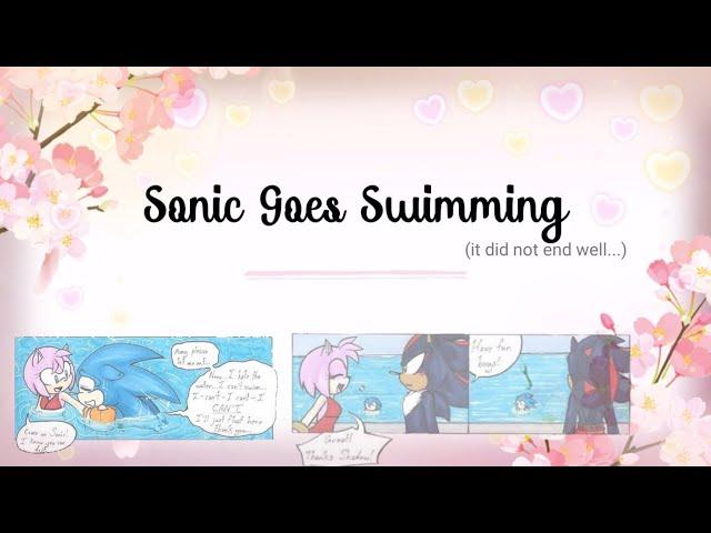 Sonic Goes Swimming | sonamy comic?