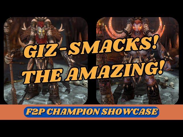 Gizmak Sets The Arena Ablaze! | F2P Champion Showcase | RAID: Shadow Legends