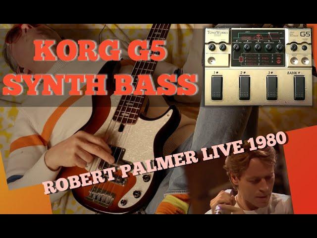 THIS VINTAGE BASS SYNTH PEDAL SOUNDS SO GOOD! / Korg G5 / Robert Palmer-Looking For Clues(Live 1980)