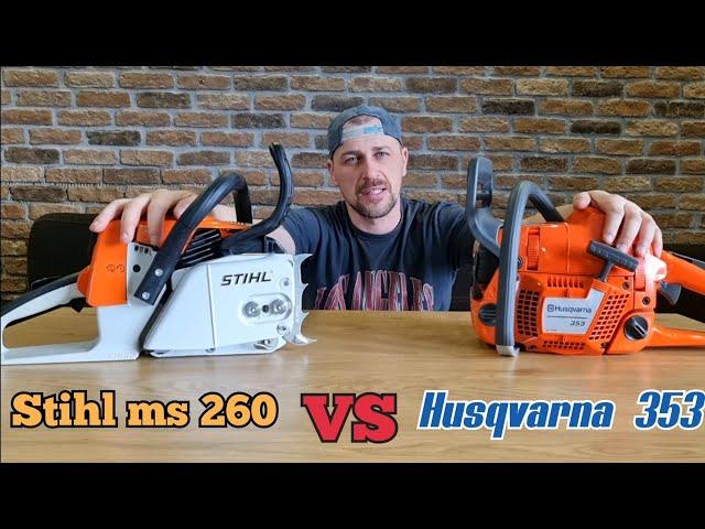 stihl ms 260 vs husqvarna 354