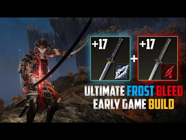 Dual Katana Bleed and Frost Build in Elden RIng | Elden Ring Best Build | Nagakiba katana Elden Ring