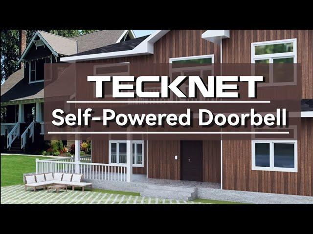 TECKNET Self-Powered Wireless Doorbell