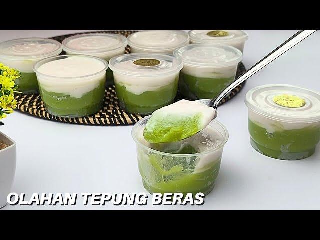 OLAHAN TEPUNG BERAS SEENAK INI‼️TERNYATA BIKINNYA GAMPANG BANGET, CUMA DIADUK LANGSUNG JADI.