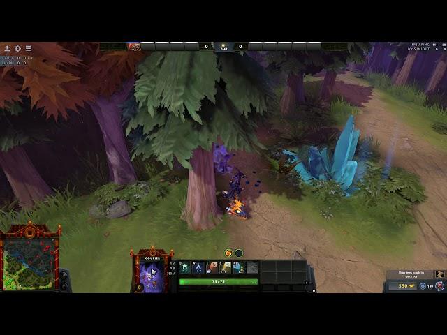 [ Dota 2 ] Unusual courier Azuremir + Trail of the Amanita + Dungeon Doom