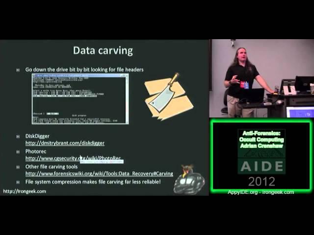 Anti-Forensics Occult Computing - Adrian Crenshaw