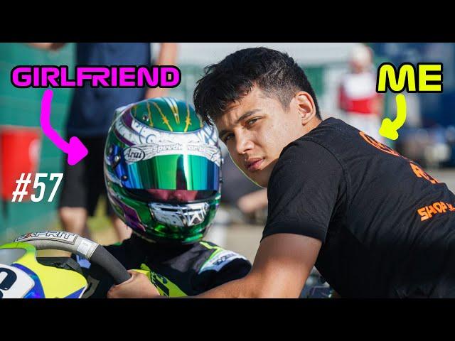 I Tried To Make My Girlfriend WIN This Go Kart Race | #57