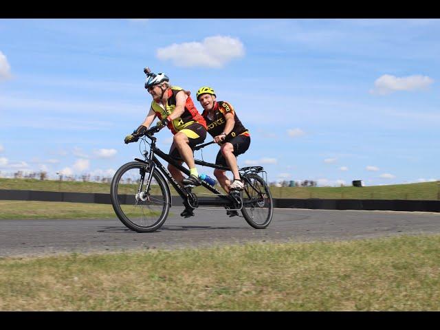 Racing the Random Tandem at Darley Moor with Bruvver Dave...