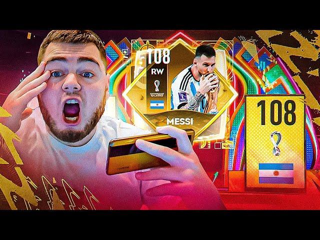 сотворил историю!! ВЫБИЛ MESSI 108 OVR и МБАППЕ - ЛУЧШИЙ ПАК OPEN в FIFA MOBILE 22 : 20 ИГРОКОВ TOTT