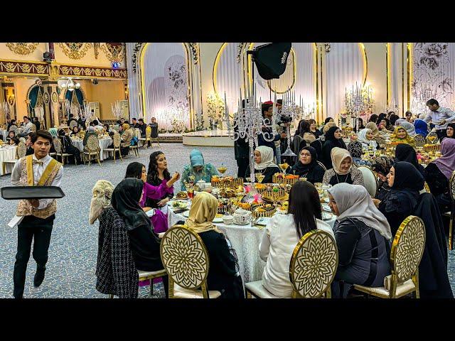 How RICH People CELEBRATE Wedding in ASIA? SERVING a Table FULL of Food