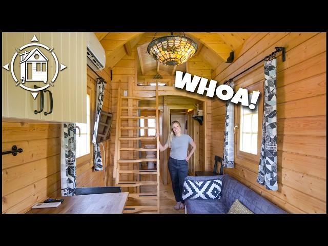 I've never seen Tiny Homes like these before! Tour with me