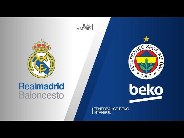 Real Madrid - Fenerbahce Beko Istanbul Highlights | Turkish Airlines EuroLeague RS Round 25