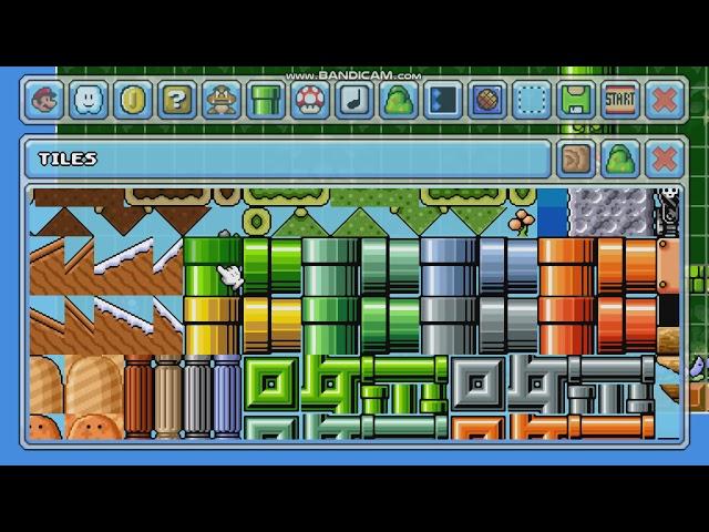Making Level Piranha Forest Mario Editor
