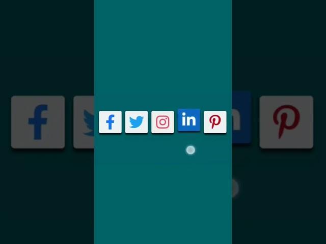 Font Awesome Social Media Icons HTML CSS Tutorial | #fontawesome #socialmediaicons #hovereffect #fb