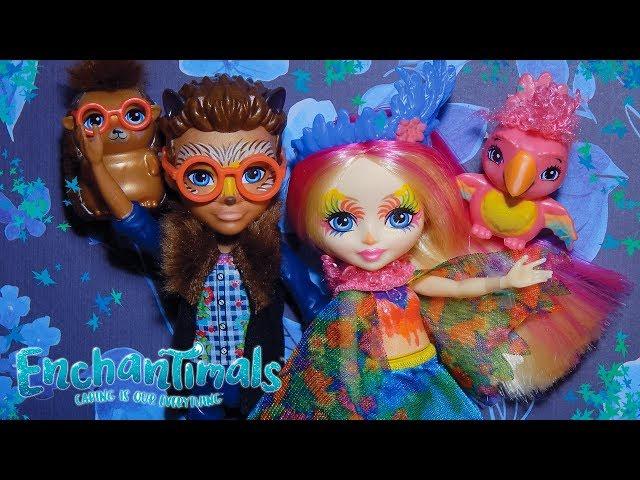 Enchantimals BOYS?! Hixby Hedgehog & Peeki Parrot REVIEW