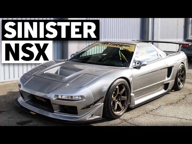 The Sinister NSX: a Perfect Widebody, TE37 Wearing, Rare ARC Parts having NA2