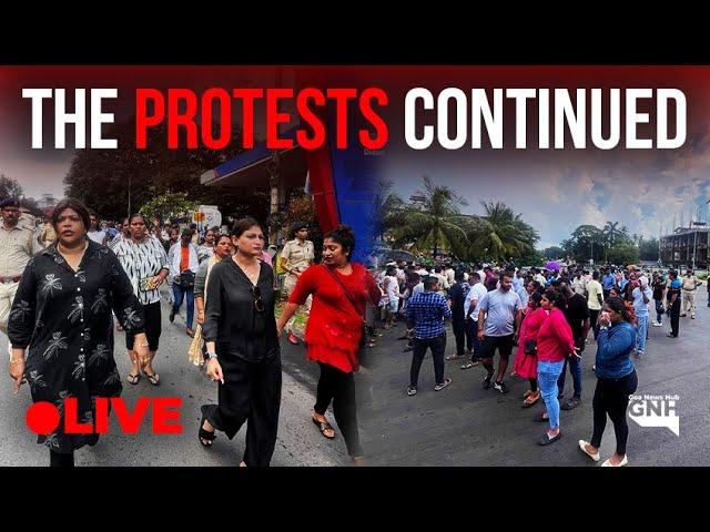 THE PROTESTS CONTINUED IN MARGAO | GNH_ LIVE