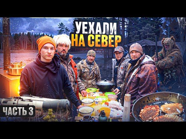 ВСТРЕЧА С МЕДВЕДЕМ//УХА В КАЗАНЕ//ТАЕЖНЫЙ БЫТ В ГЛУХОМ ЛЕСУ