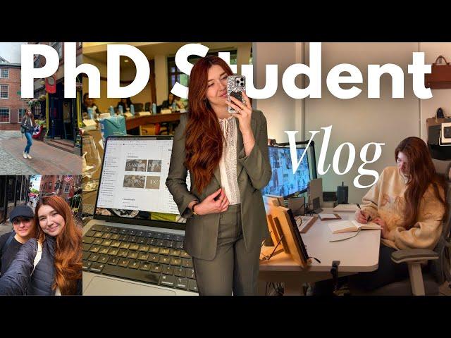  vlog | Week in the Life of a History PhD Student, Speaking at a Conference, Working 9-5