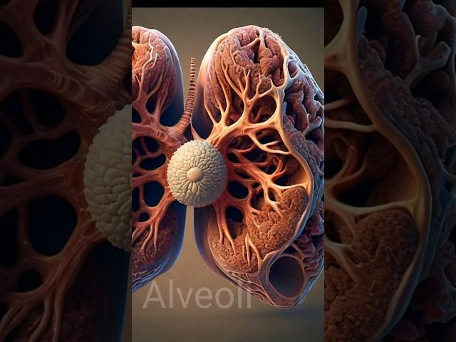 How to the heart muscle & Alveoli #humananatomy