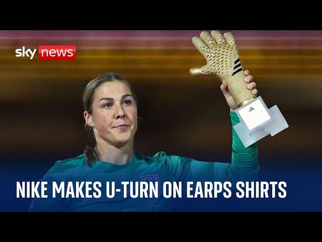 Mary Earps replica goalkeeper shirt to be sold by Nike after backlash