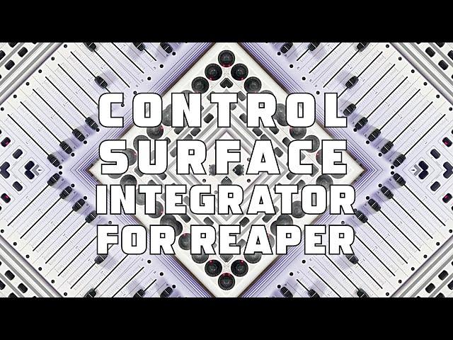 Control Surface Integrator for REAPER with Behringer BCF2000