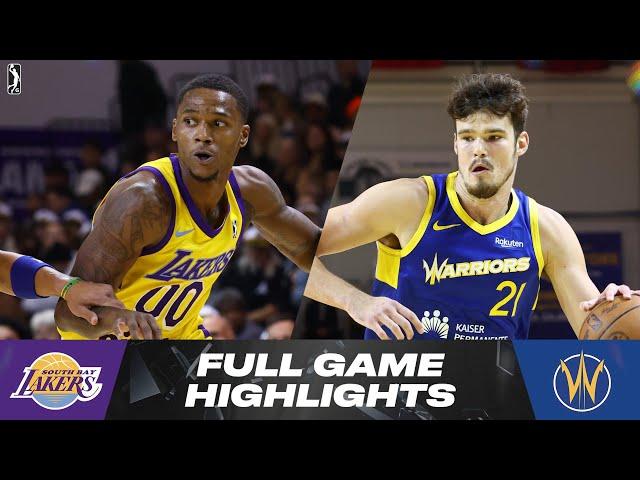 South Bay Lakers vs. Santa Cruz Warriors - Game Highlights