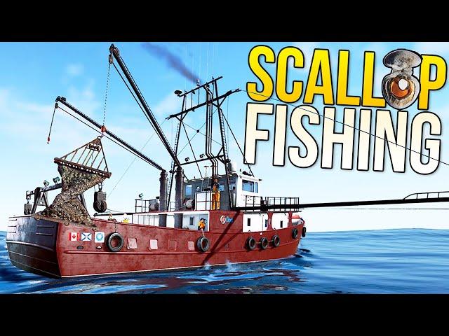 Scallop Fishing on the North Atlantic - New Dredge Fishing - Fishing North Atlantic