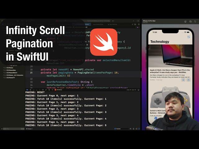 Adding Infinity Scroll Pagination in SwiftUI with Task Modifier