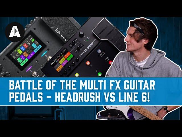 Battle of the Multi FX Guitar Pedals! - HeadRush MX5 vs Line 6 Pod Go