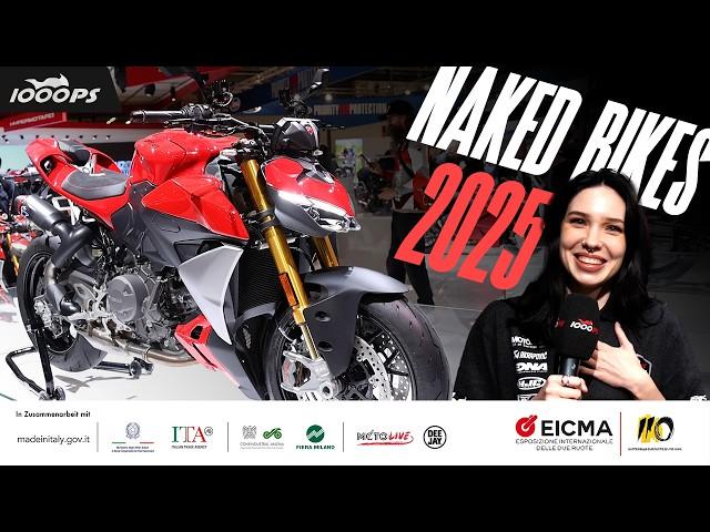 Alle Nakedbike Neuheiten 2025 auf der EICMA 2024!