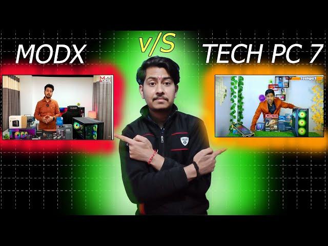 @ModxComputers VS @TechBudgetGamer CUSTOM PC BUILD PRICE COMPARISON|AMD PC BUILD @JeetGenz