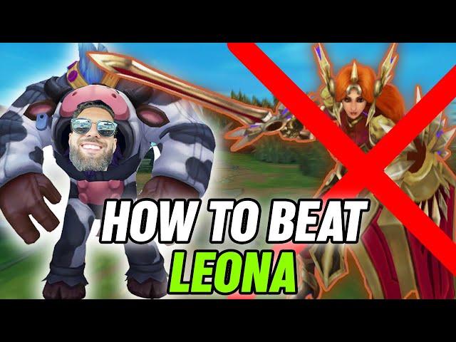 HOW TO COUNTER LEONA AS ALISTAR | Alicopter