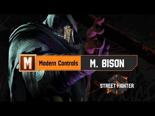 Street Fighter 6 - Modern Controls | M. Bison