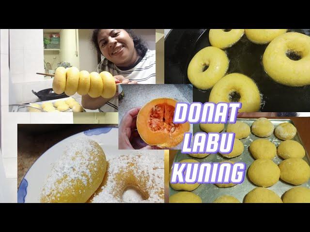 DONAT LABU KUNING SIMPEL BIKIN NYA VLOG TKW SINGAPURA 